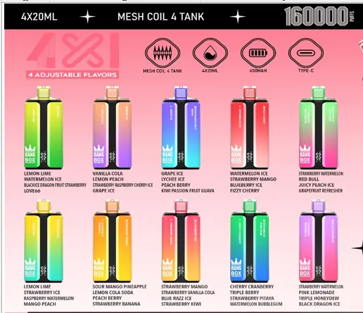 Bangbox 160K Puffs Vape 4 in 1