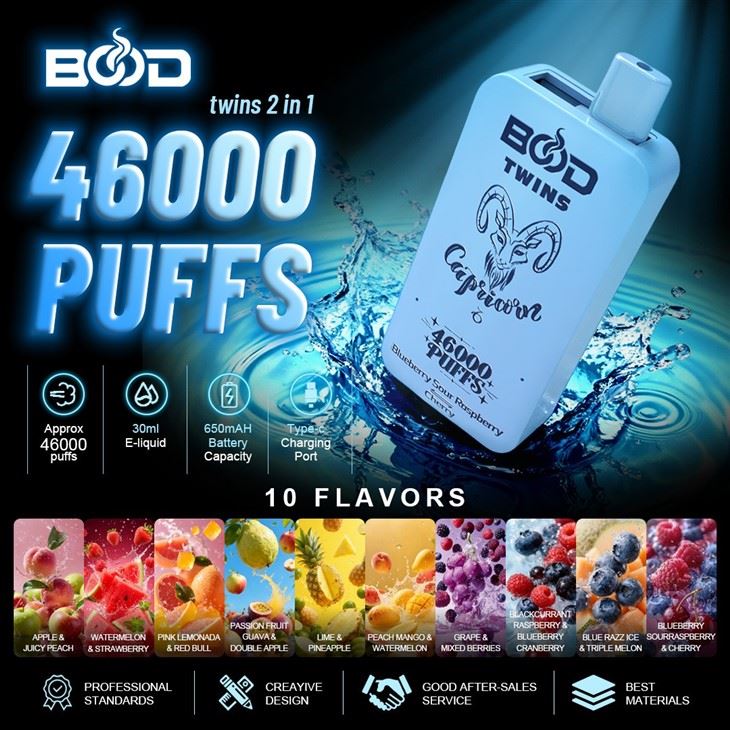 Bood Twins 46K Puffs Eu Warehouse Vape Hot Selling suppliers