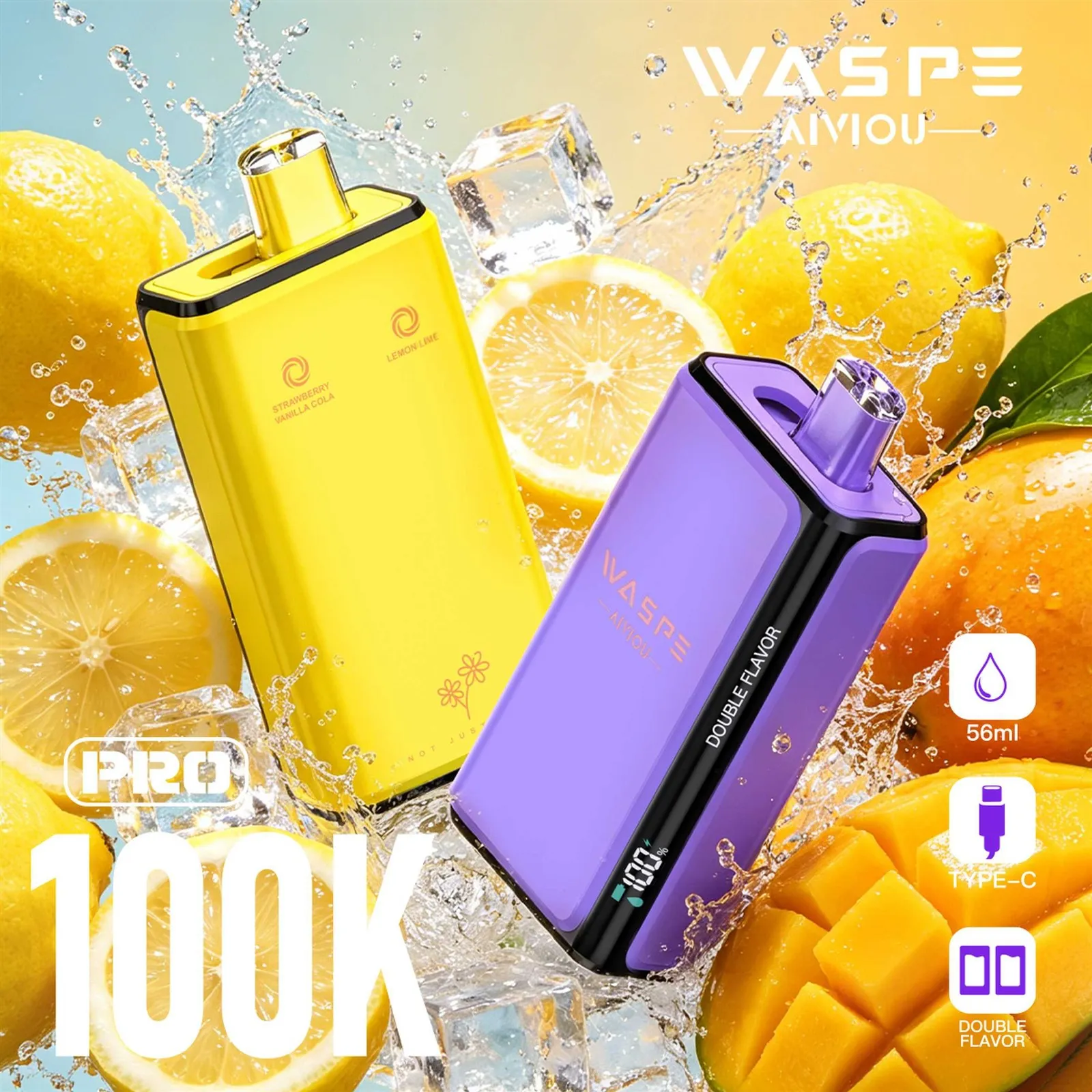 Waspe Double Flavor 100K pro 70 Waspe Double Flavor 100K pro 70