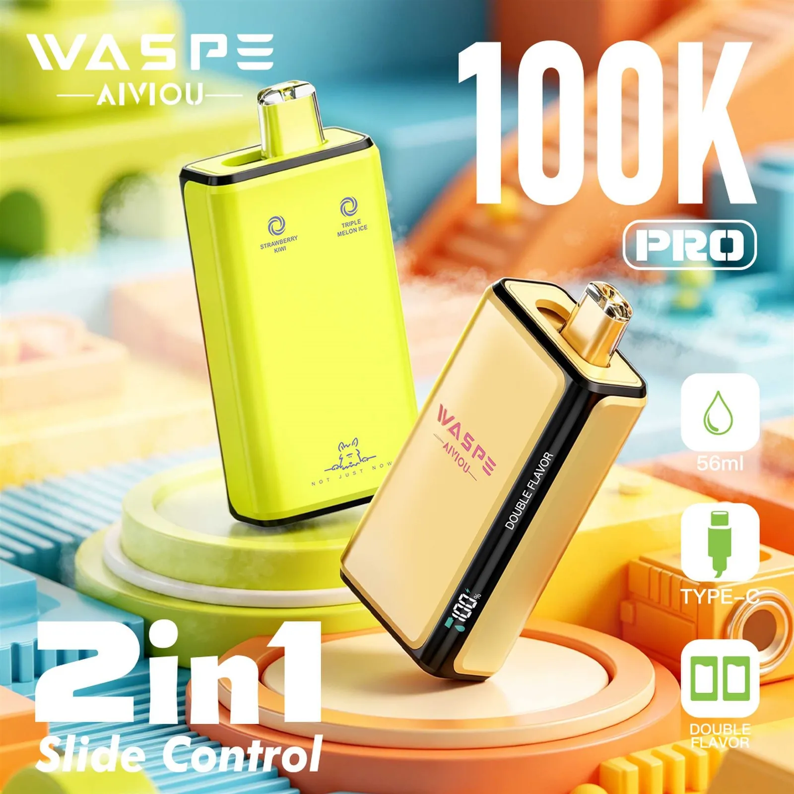 Waspe Double Flavor 100K pro 69 Waspe Double Flavor 100K pro 69