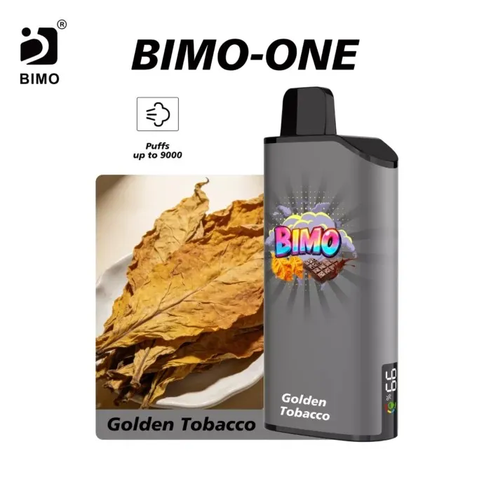 BIMO ONE 9000 - Golden Tobac - Image 1 BIMO ONE 9000 - Golden Tobac - Image 1